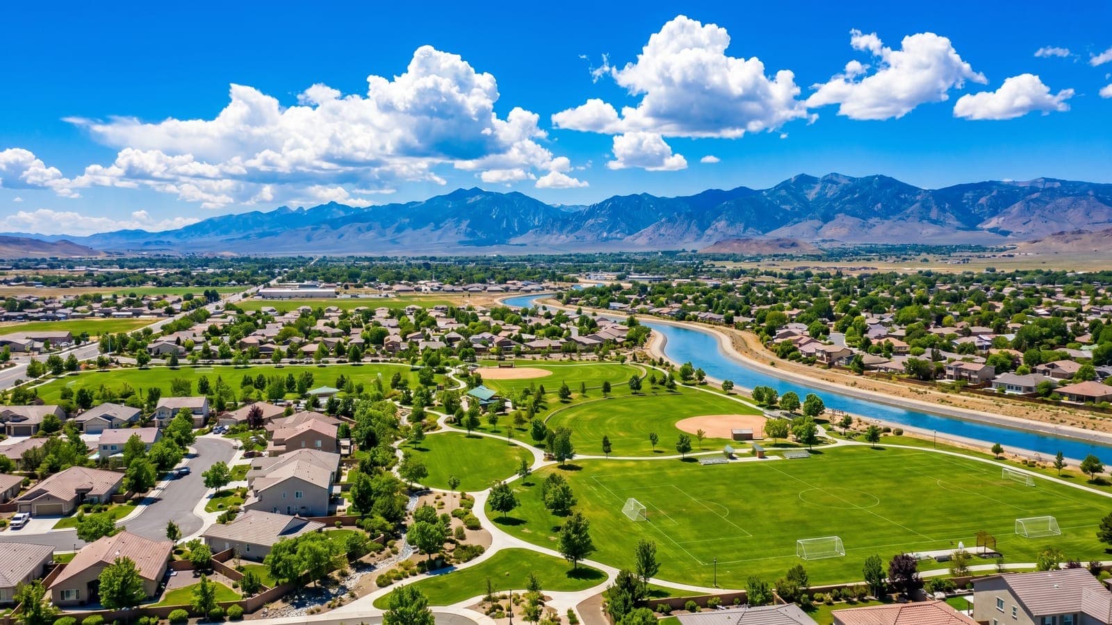 Donner Trail Estates — newer single-family homes in Fernley, Lyon County, Nevada along the I-80 corridor